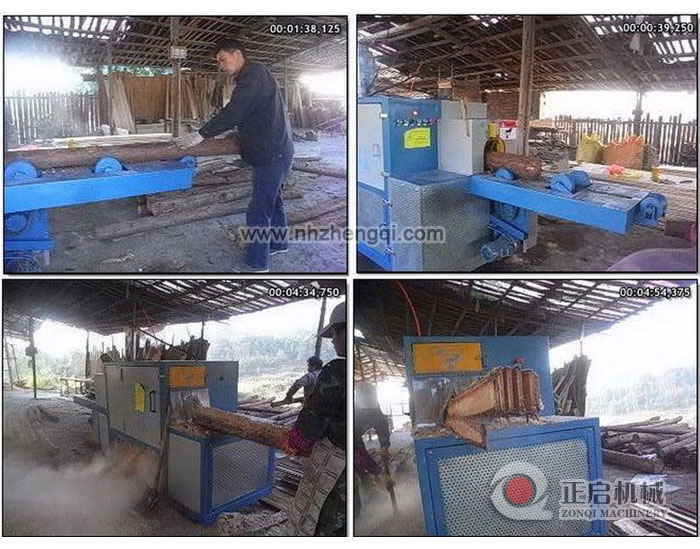 云南省-文山縣-鋸松木加工現(xiàn)場(chǎng)