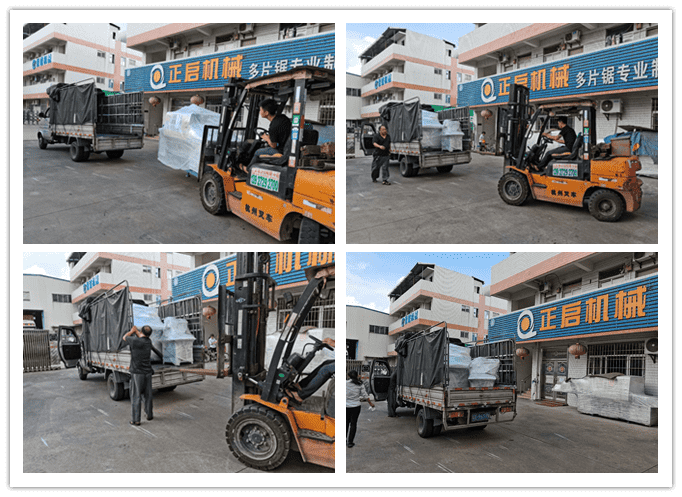 2020年&nbsp;8月發(fā)往廣東省佛山市--ZQ80型方木多片鋸、自動(dòng)磨齒機(jī)