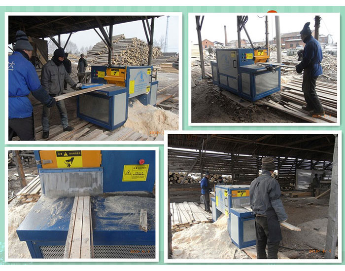 河南鄭州市--方木50高多片鋸加工現場